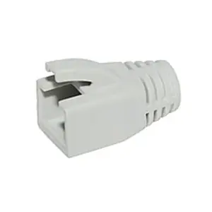 Защитные сапожки SOLARIX для RJ45, против зацепов, для кабелей до 6,5 мм, серые, 100 шт.