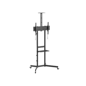 TV Trolley EQUIP 37"–70" Economy for 37–70 inch screens, 70 kg capacity, VESA 100x100–600x400, height 1337–1430 mm, tilt -10°–5°, black