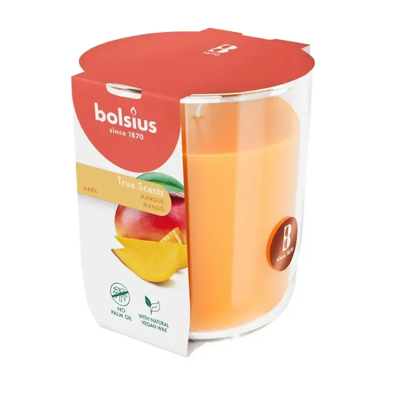 Scented candle glass Bolsius True Scents Ø97×85 mm Photo 2
