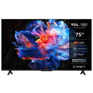 TCL 75P69K 75" (191 см) 4K Ultra HD Smart TV — LED, Direct‑LED, Google TV, HDR10, 3840×2160