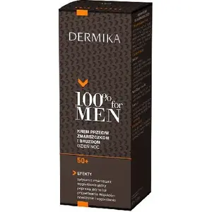 Sejas krēms Dermika 100% for Men 50+ pret grumbām un krokām dienai un naktij 50 ml