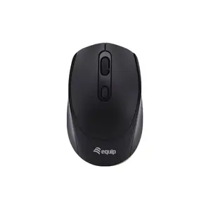 Беспроводная оптическая мышь EQUIP 4-Button Wireless mouse, амбидекстр, RF беспроводной интерфейс, 1600 DPI, 4 кнопки, чёрная