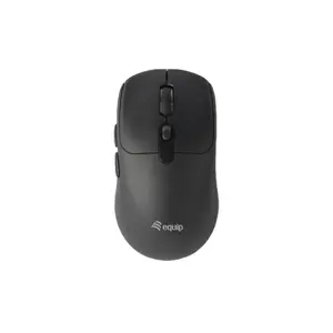 Беспроводная мышь EQUIP амбидекстр. 6 кнопок, оптическая 1600 DPI, RF + Bluetooth, чёрная