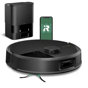 Robot vacuum iRobot Roomba Max 705 — bagless, 0.26 L dustbin, Li‑Ion 6000 mAh, 81 dB, black, round