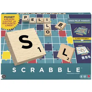 Настольная игра MATTEL Scrabble — словесная игра, для детей от 8 лет и всей семьи