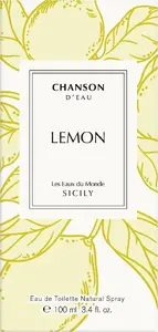 Tualetes ūdens Coty CHANSON Lemon z Sycylii EDT 100 ml — citrusu un ziedu aromāts