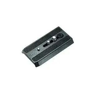Ātrā atbrīvošanas plāksne statīvam Manfrotto 501PL Plateau Rapide P/501, melna, augstums 1.1 cm, svars 90 g