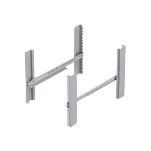 Sliežu komplekts CONCEPTRONIC RRK01 1U uzstādīšanai statīvā, pelēks, 46.7×430×19.6 mm, 2 gab.