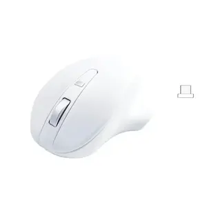 Bezvadu pele Matias USB-C Pro — balta, bezvadu savienojums, uzlādējama