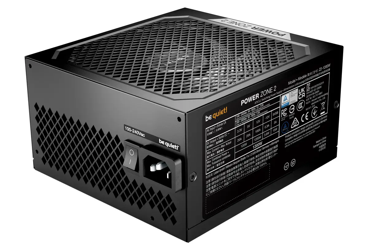 be quiet! POWER ZONE 2 1200 W barošanas bloks Photo 2