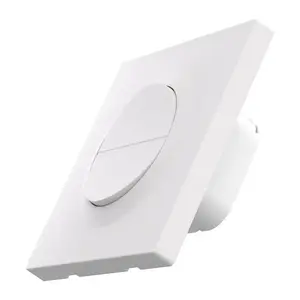 Divkanālu ZigBee sienas slēdzis Sonoff MINI-ZB2GSL-E — kompakts iebūvējams vieds slēdzis, divi releju kanāli, bez nulles vada