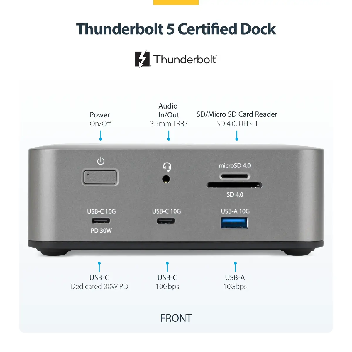 StarTech Thunderbolt 5 Universal Docking Station Photo 3