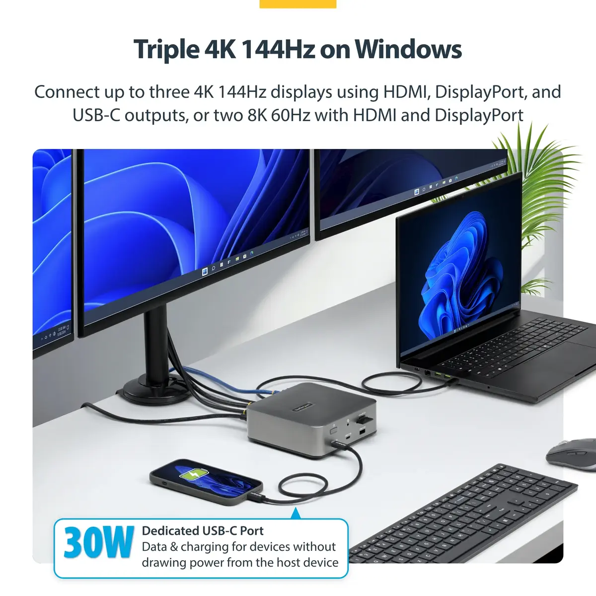 StarTech Thunderbolt 5 Universal Docking Station Photo 6