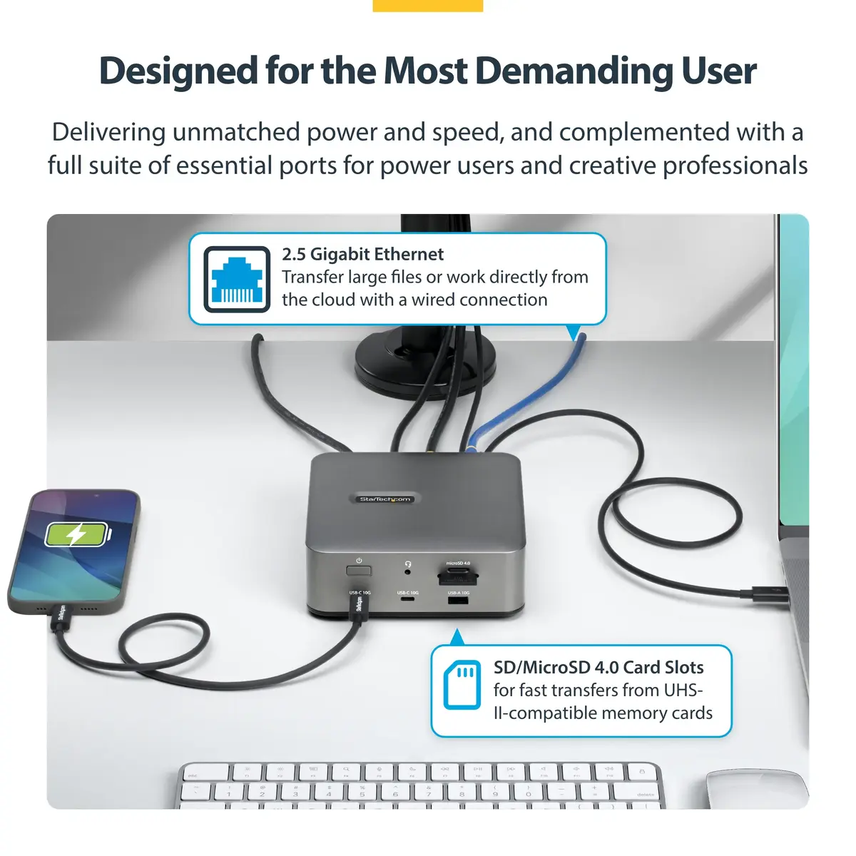 StarTech Thunderbolt 5 Universal Docking Station Photo 7
