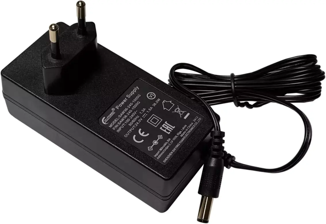 Barošanas bloks MikroTik SAW36-240-1500 maršrutētājiem, iekštelpām