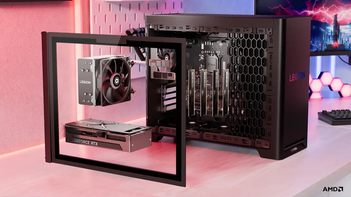 Lenovo Legion T5 30AGB10 desktop — Ryzen 7 7700X Photo 2