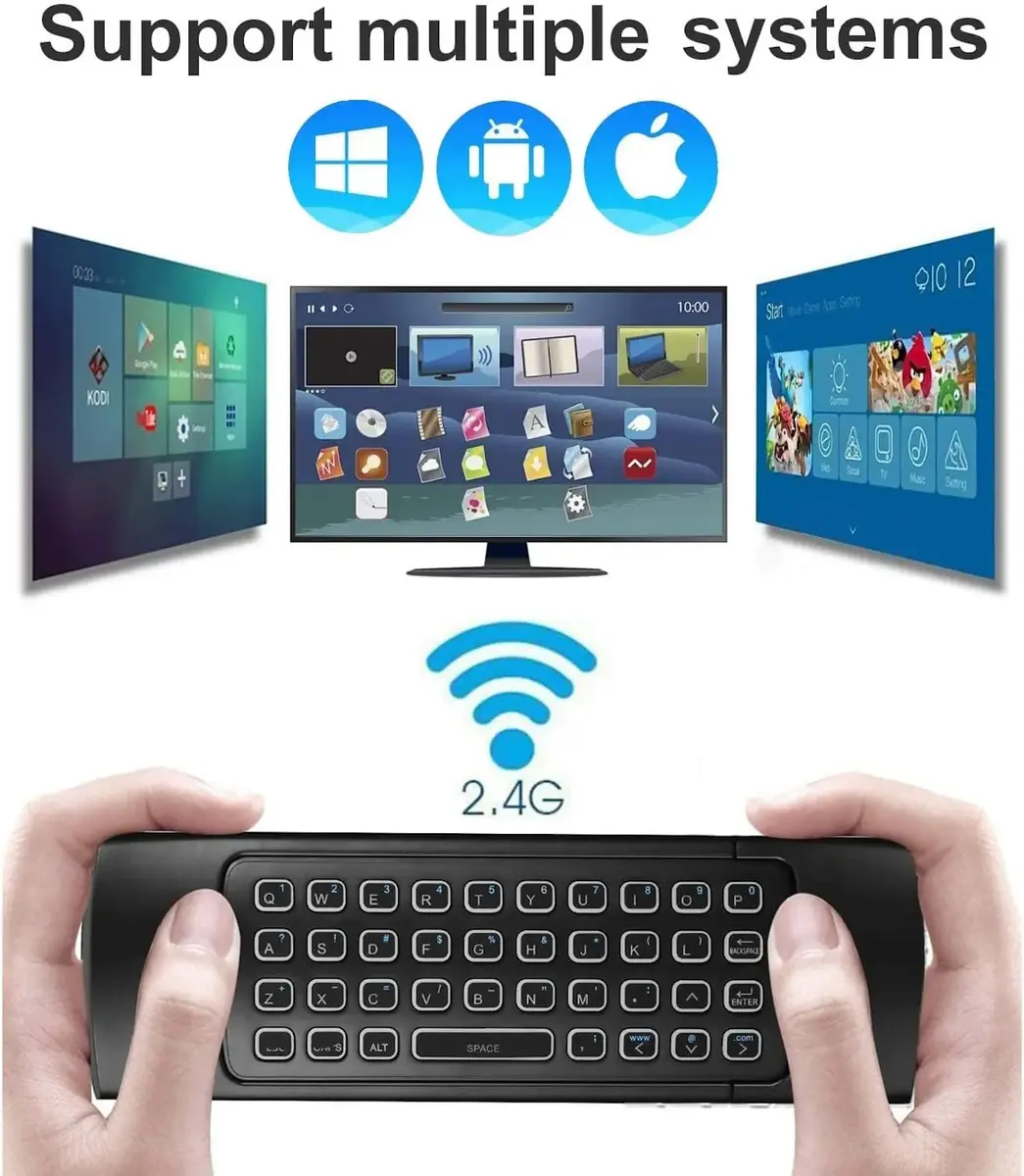 Riff RF-MX3 Air Fly Mouse 2.4G — умный пульт с клавиатурой Photo 2