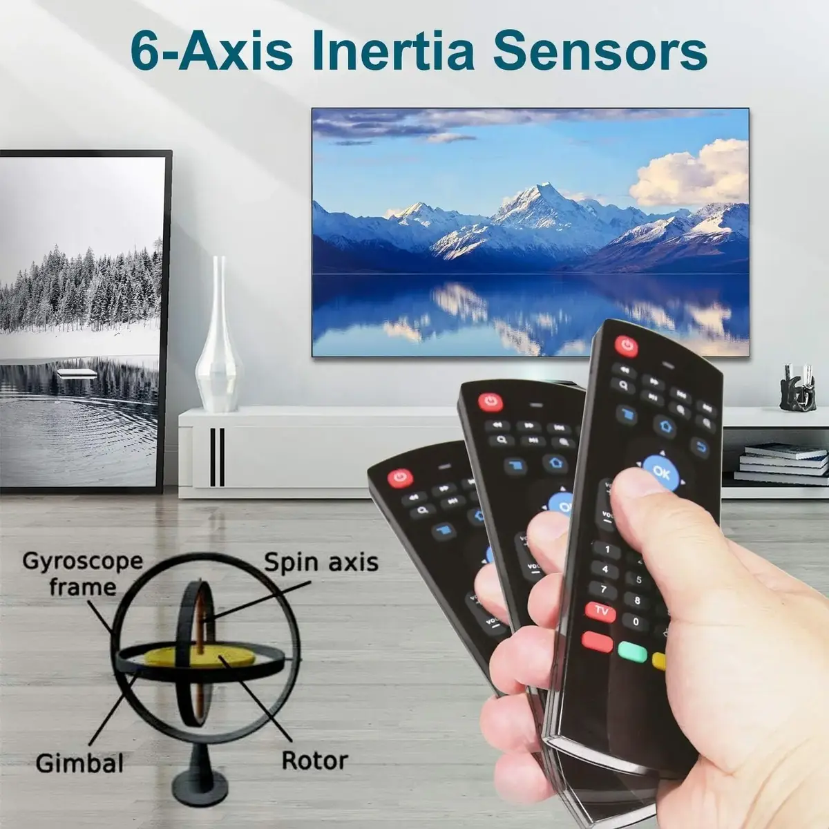Riff RF-MX3 Air Fly Mouse 2.4G — умный пульт с клавиатурой Photo 3