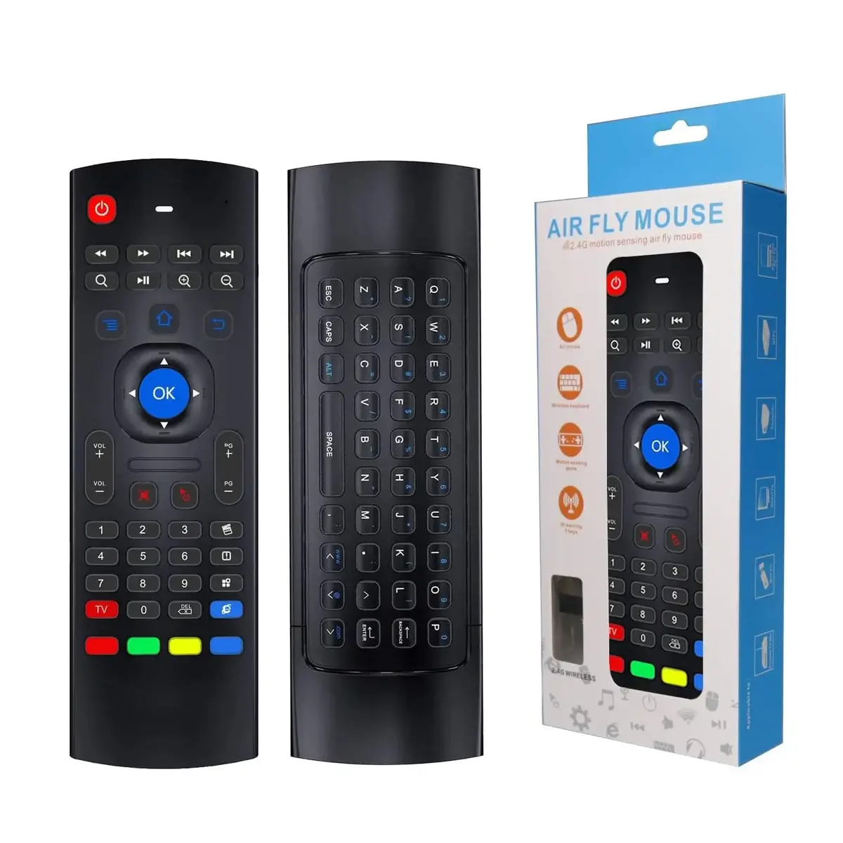 Riff RF-MX3 Air Fly Mouse 2.4G — умный пульт с клавиатурой Photo 5