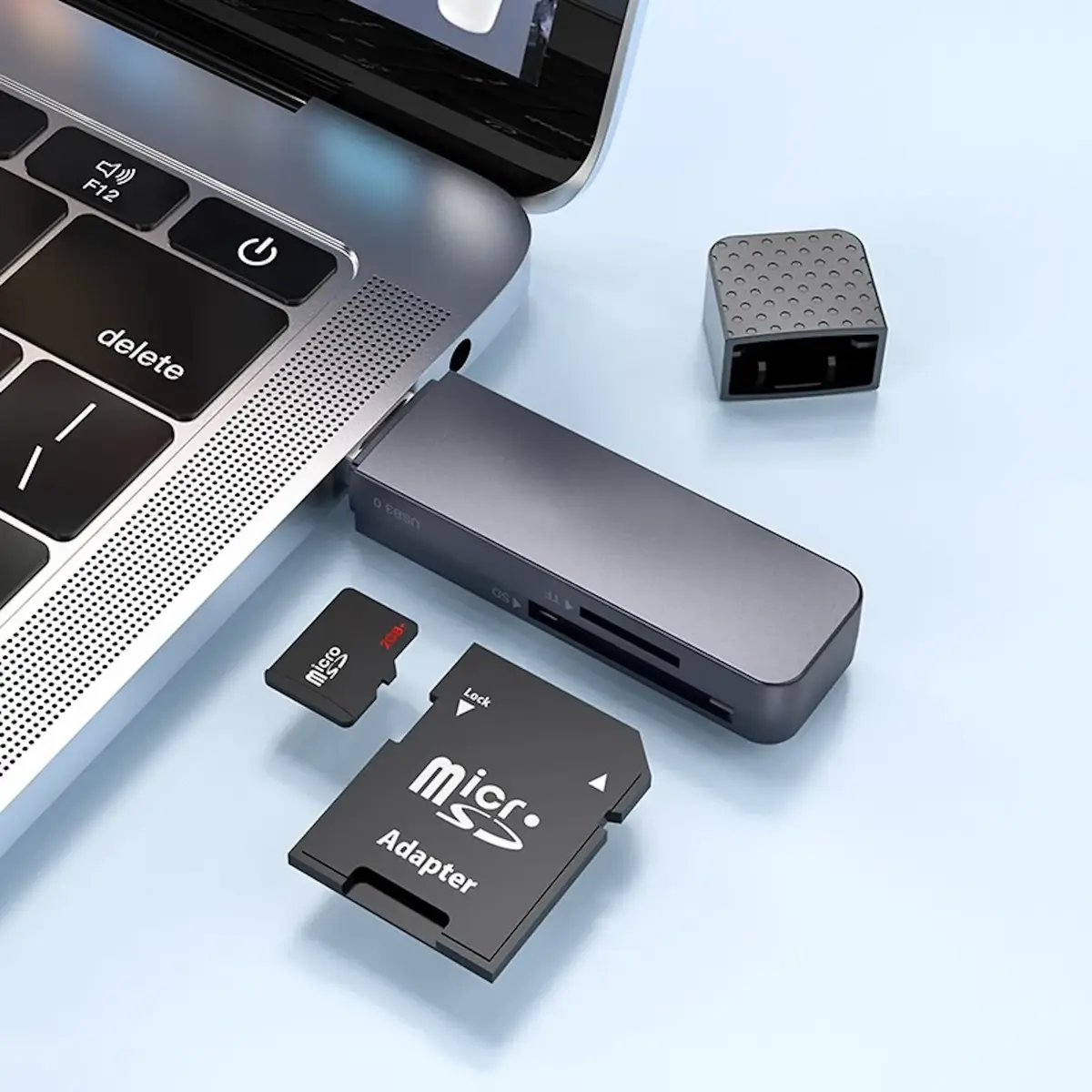 Atmiņas karšu lasītājs HOCO HB45 USB‑C/USB‑A Photo 3