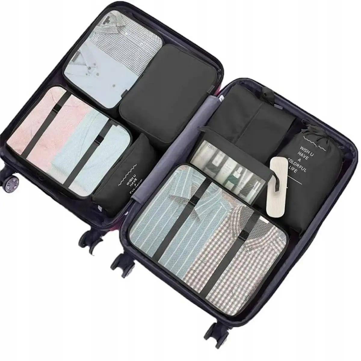 Riff RF-TRAVELSET-9 suitcase organizer set Photo 2