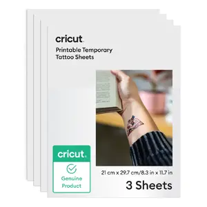Cricut craft cutting machine supply 2012791 — transparent sheet 297×210 mm, compatible with Cricut Maker/Explore/Joy Xtra/Venture
