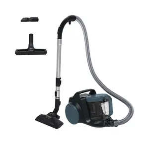 Cilindra putekļsūcējs HOOVER HP210H 011 — sausai tīrīšanai, 800 W, bez maisa, 2.5 L, EPA filtrs — melns