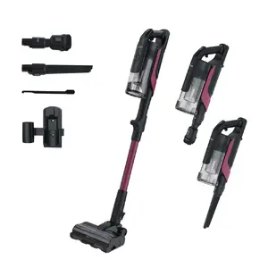 Stick vacuum HOOVER HF610HX 011 — battery 21.6 V, 650 W, bagless 0.7 L, EPA filter, magenta, 4 Ah