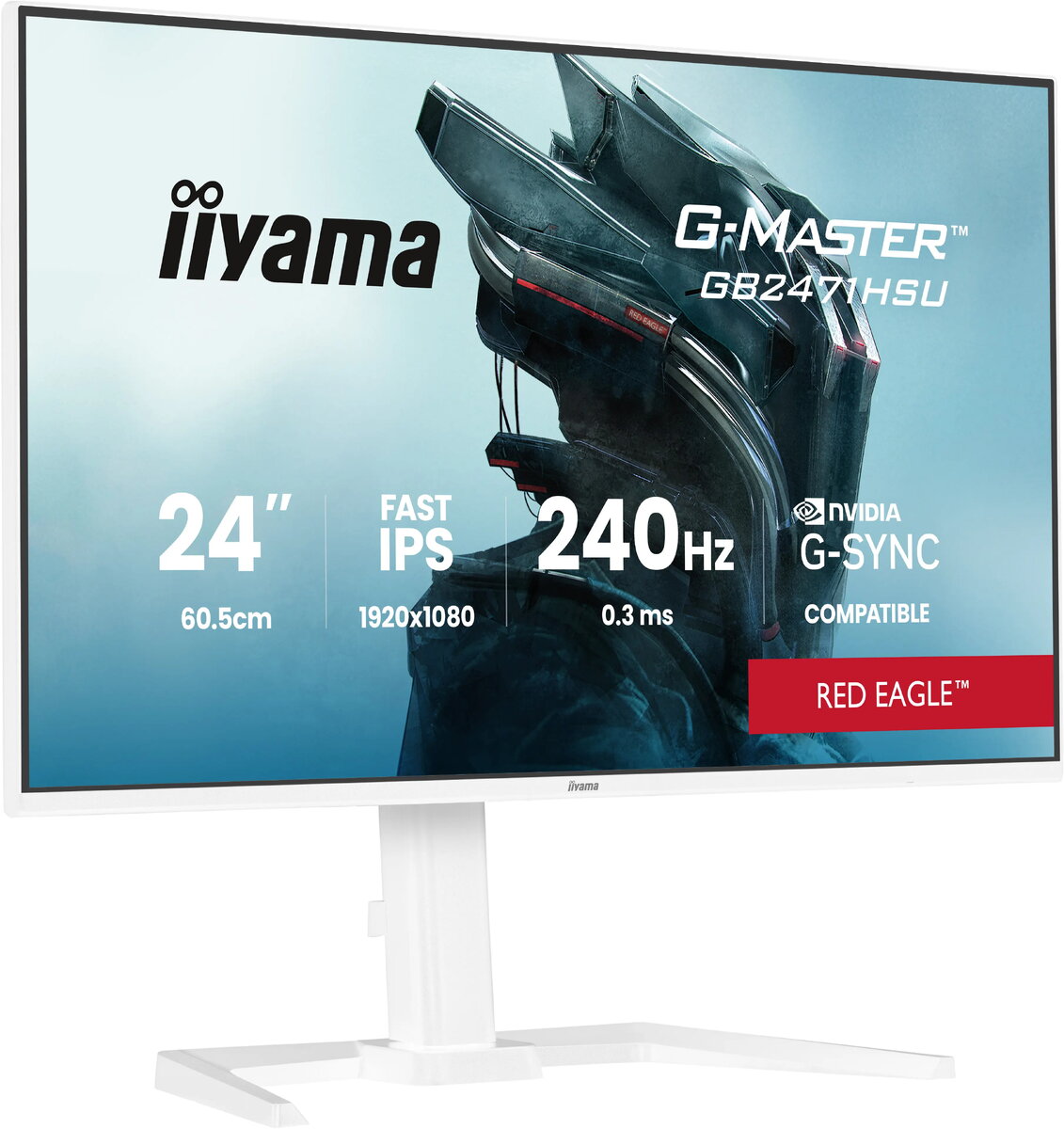 Iiyama G-MASTER GB2471HSU-W1 Spēļu datora monitors