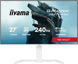 Gaming monitor IIYAMA GB2771HSU-W1 27" (68.6 cm) Full HD — HDMI, DisplayPort, USB — White