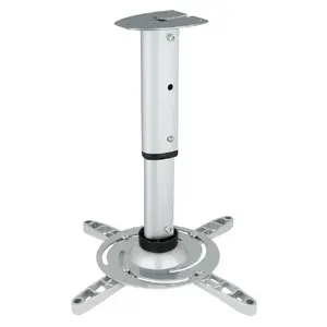 Ceiling projector extension bracket Enero ICA-PM 102S — extension 30–37 cm, silver, max load 15 kg