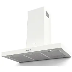 Kitchen hood FABER STILO COMFORT WH MATT A90 — wall-mounted extractor, white matt finish