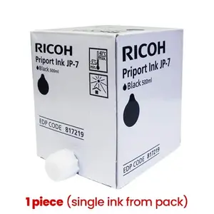 Ink cartridge Ricoh JP-7 (817219), black, single unit
