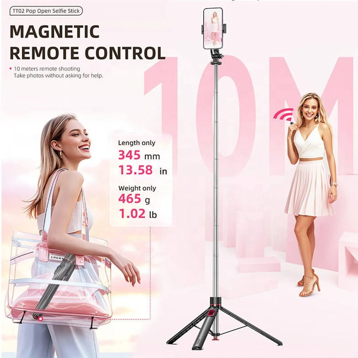 Riff RF-TT02 selfie stick tripod Photo 4