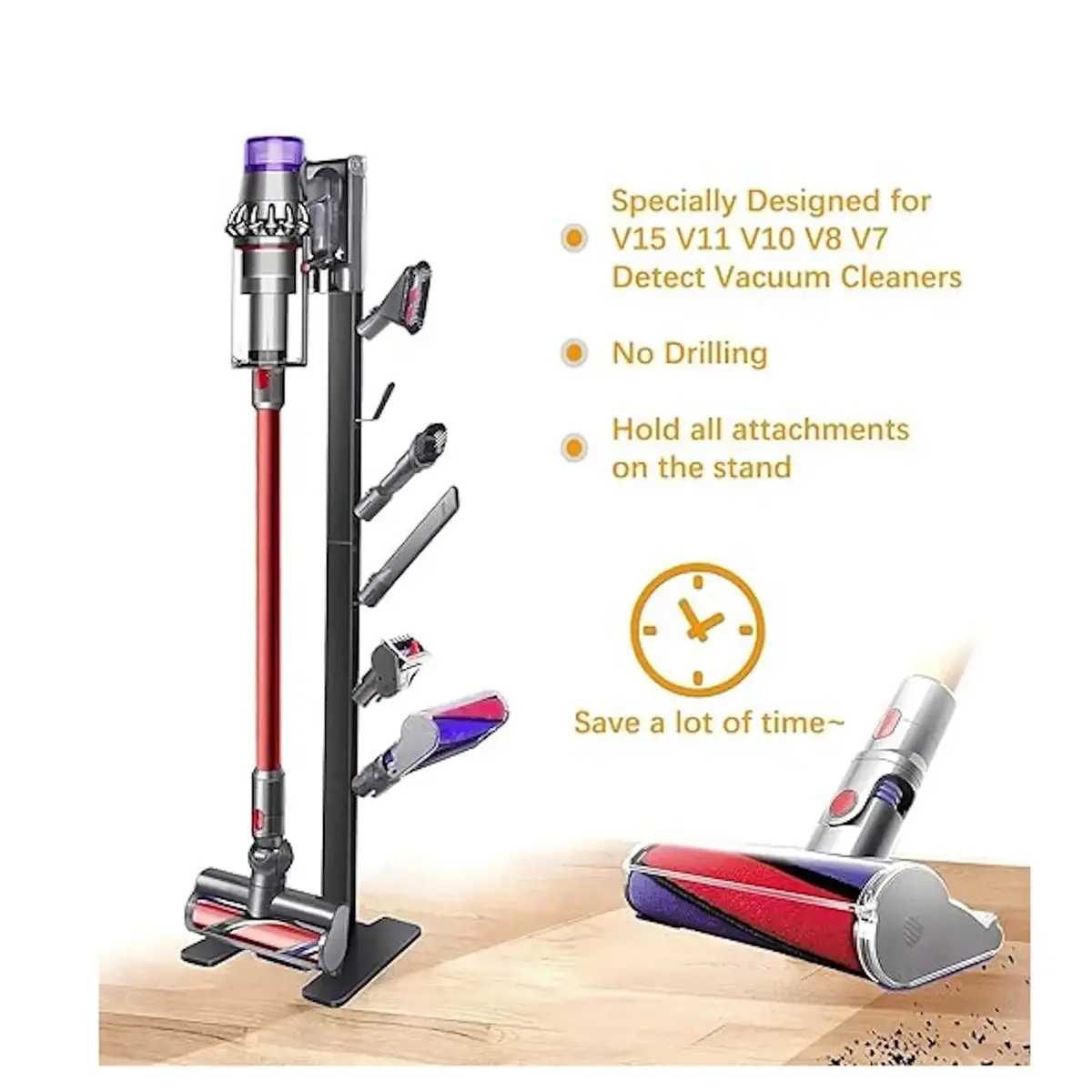 Metāla turētājs ReFresh priekš Dyson V6–V15 Photo 4