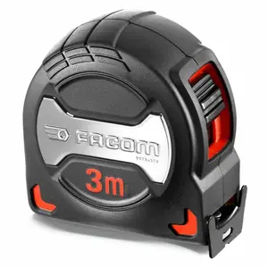 Tape measure Facom 3 m metric, model 897A.319PB, compact housing, metric graduations