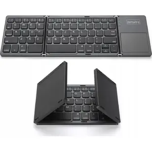 Wireless Bluetooth 5.0 Foldable Portable Slim Silent Keyboard for Tablet — zenwire WLK-61