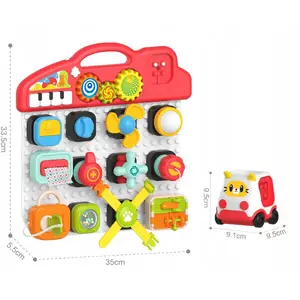Sensory musical activity board with blocks Bounn HE8081