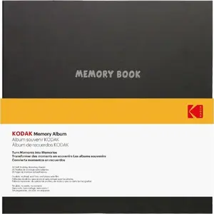 Photo album Kodak SB7669 — self-adhesive, 40 pages, fits A4/A5/A6, Instax/Polaroid/Zink, black