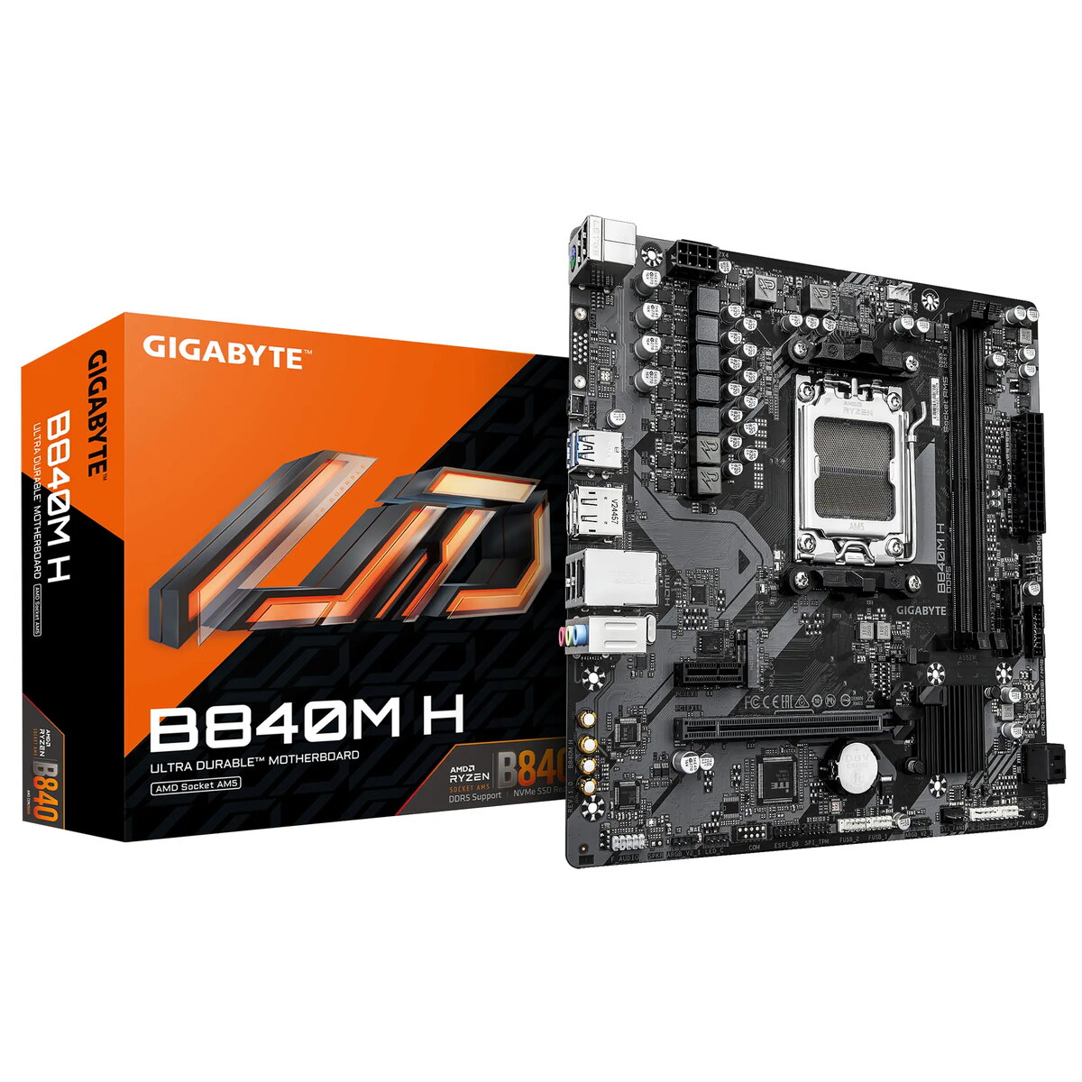 GIGABYTE B840M H Pamatplate Socket AM5
