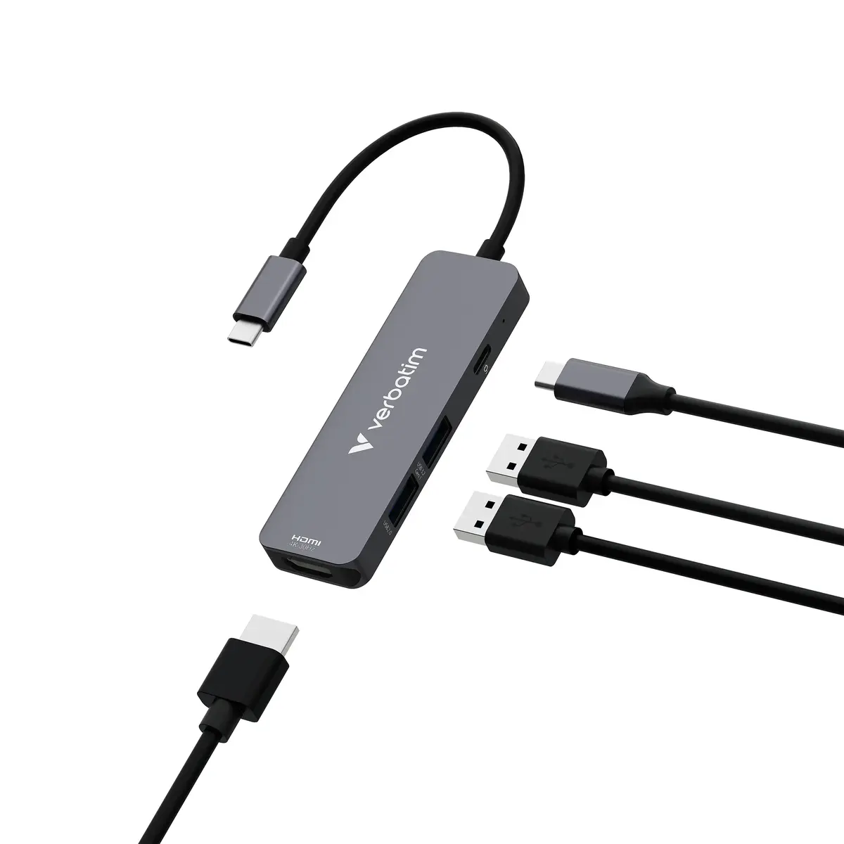 VERBATIM USB-C концентратор 4 порта Photo 2
