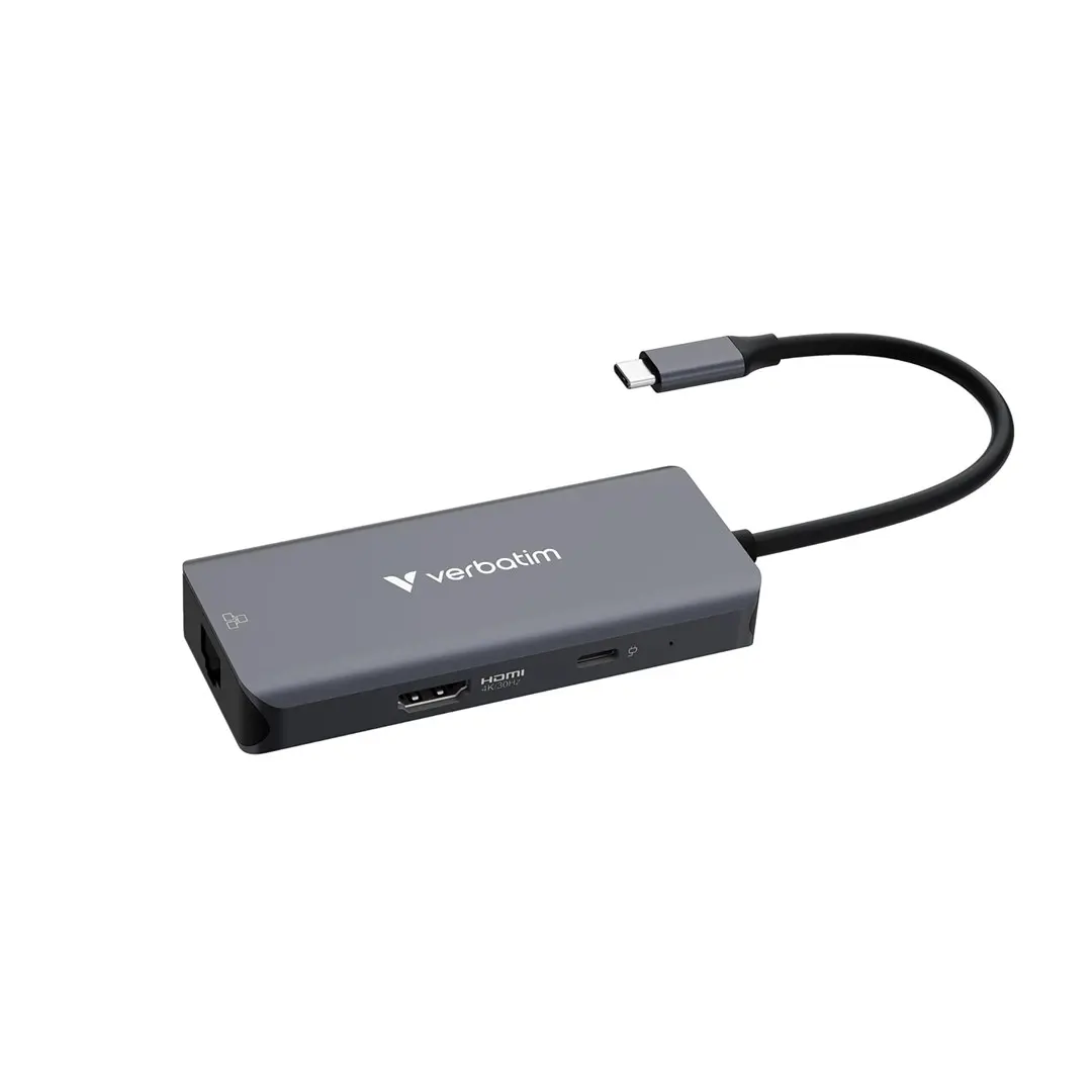 VERBATIM USB-C daudzportu hubs 6 porti 32157V Photo 10