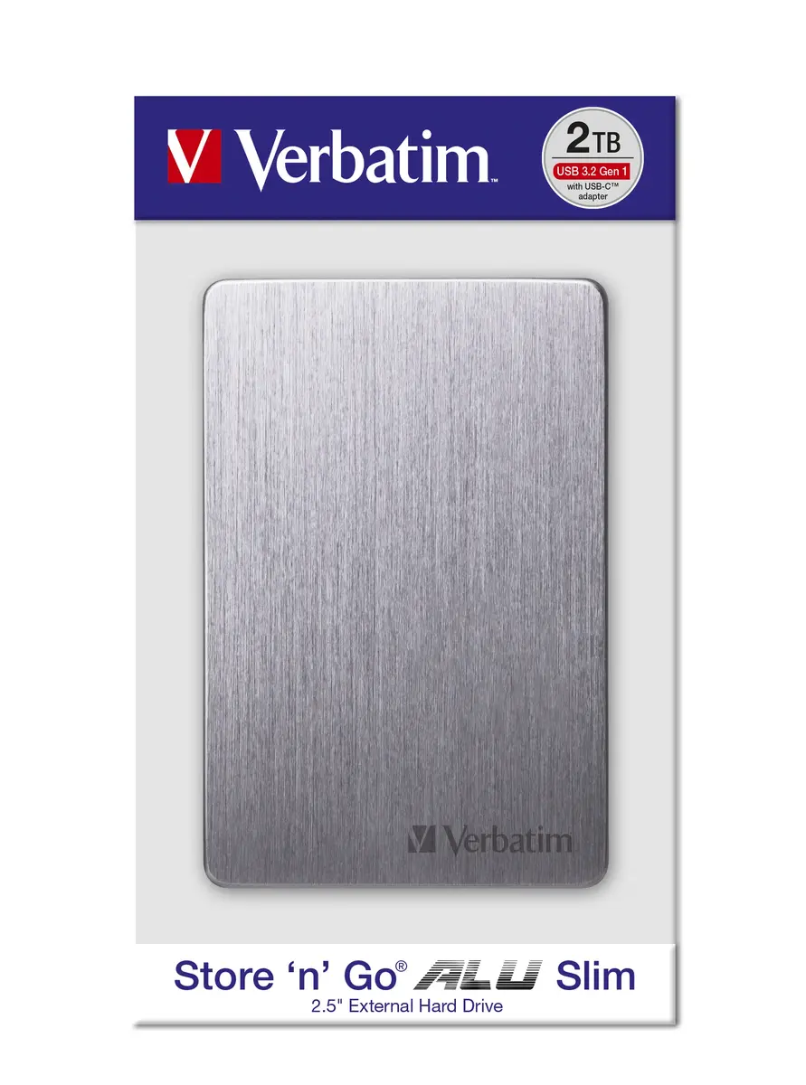 VERBATIM Store 'n' Go ALU Slim 1 TB ārējais HDD Photo 7
