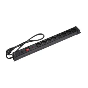 Surge protector strip Hawk HWPS801BK 1.5 m power cable, model HWPS801BK