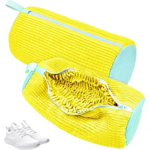 Shoe cleaning bag Riff RF-SHOE-WASH — soft fiber material with zipper, suitable for all shoe types (1 pcs)