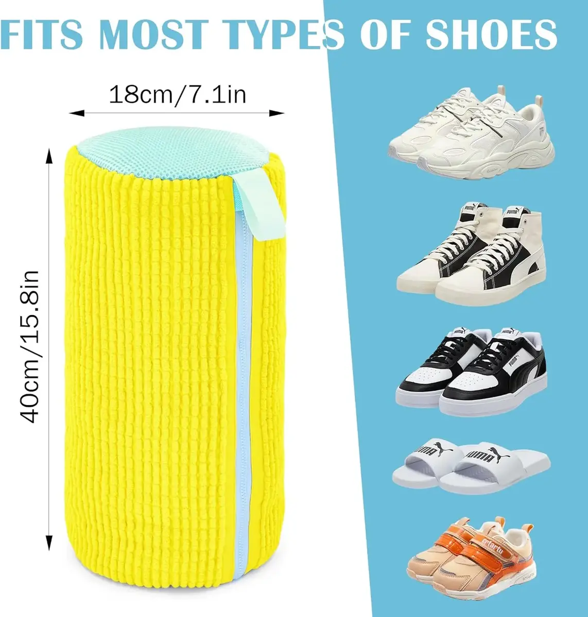 Мешок для чистки обуви Riff RF-SHOE-WASH Photo 5