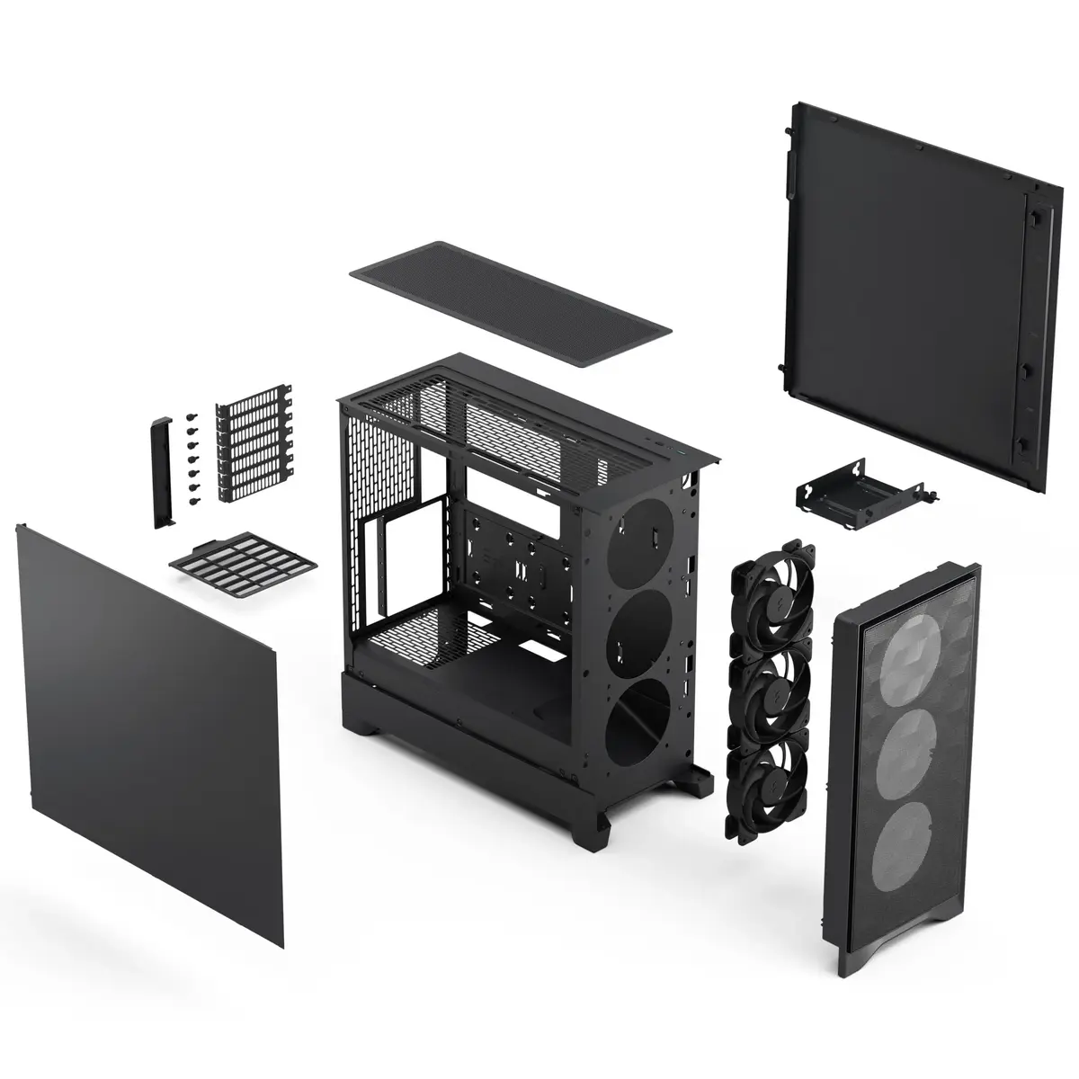 Fractal Design Pop 2 Air Black Solid корпус Midi Tower Photo 5