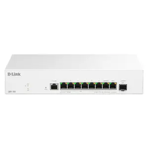 Router D-Link DBR-700 — Business router, 2.5GbE, 8x RJ-45 LAN, IPSec/OpenVPN/WireGuard, 12V 2A, white