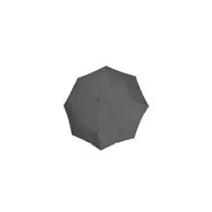 Full-sized rain umbrella Reisenthel RS7052, grey polyester, 99 cm diameter, 24 cm closed length