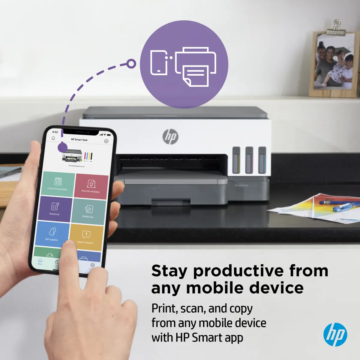 HP Smart Tank 7008 Bezvadu daudzfunkciju printeris Photo 4